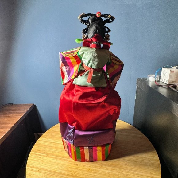 KOREAN SONOKONG HANBOK 18.5" Doll Royal Traditional Embroidery Wedding Bride - Picture 12 of 16